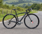 Bicicleta de ruta GW Flamma color negro negro, Shimano Claris 16 velocidades